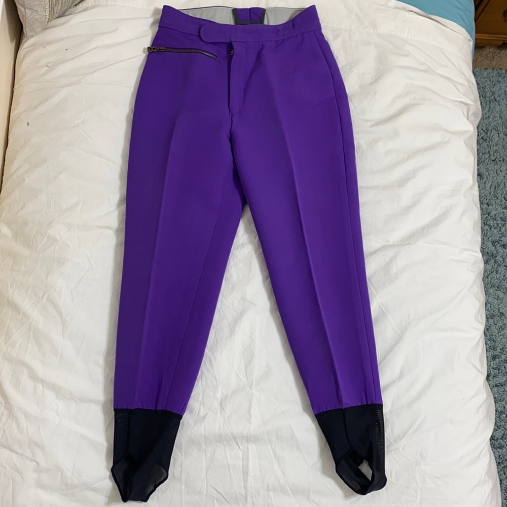 Bogner Vintage Dona Ski Purple Pants.